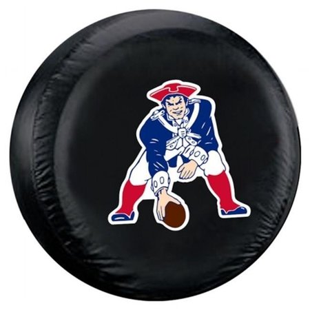 FREMONT DIE CONSUMER PRODUCTS INC New England Patriots Black Throwback Design Tire Cover - Size Large 2324598376